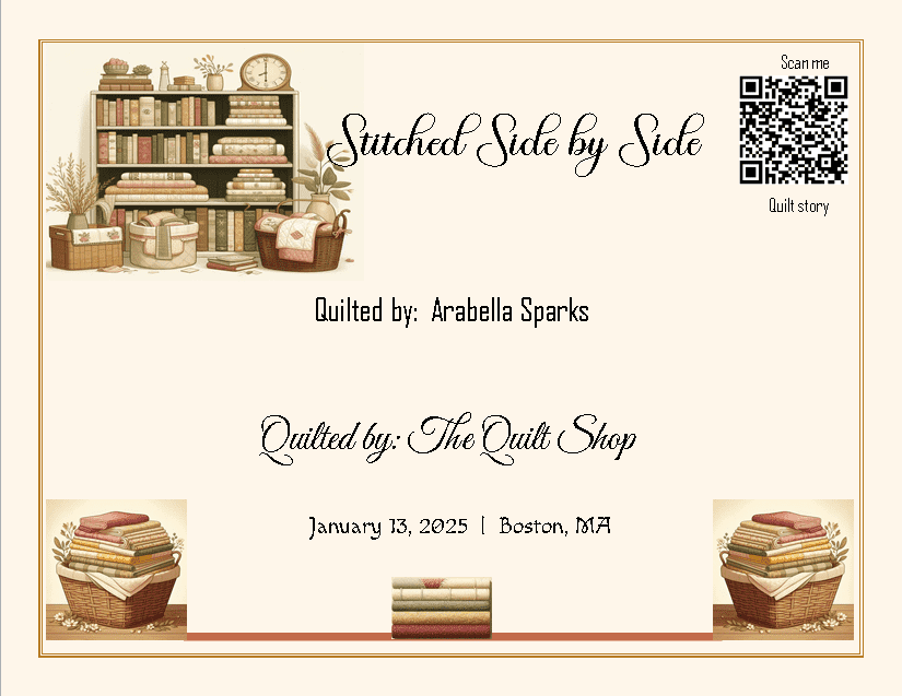 custom quilt label - Quilt, Quilt, Quilt