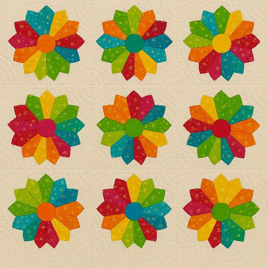 Dresden Plate Quilt Pattern