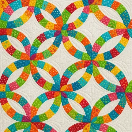 Double Wedding Ring Quilt Pattern Double Wedding Ring Quilt Pattern