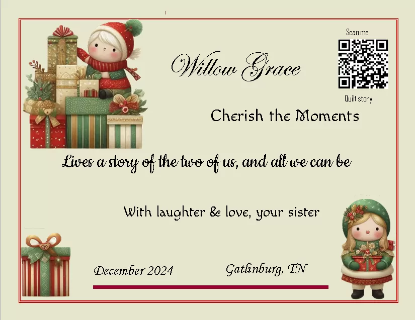 custom quilt label - Madison Ivy custom quilt label - Madison Ivy